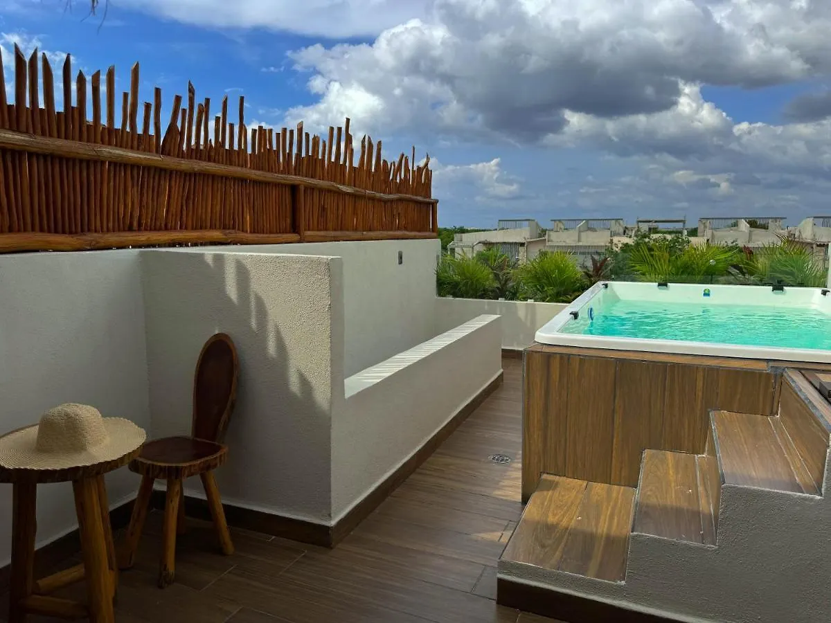 Charming One Bedroom Penthouse With Private Pool By Sandy Powerful Tulum Apartment