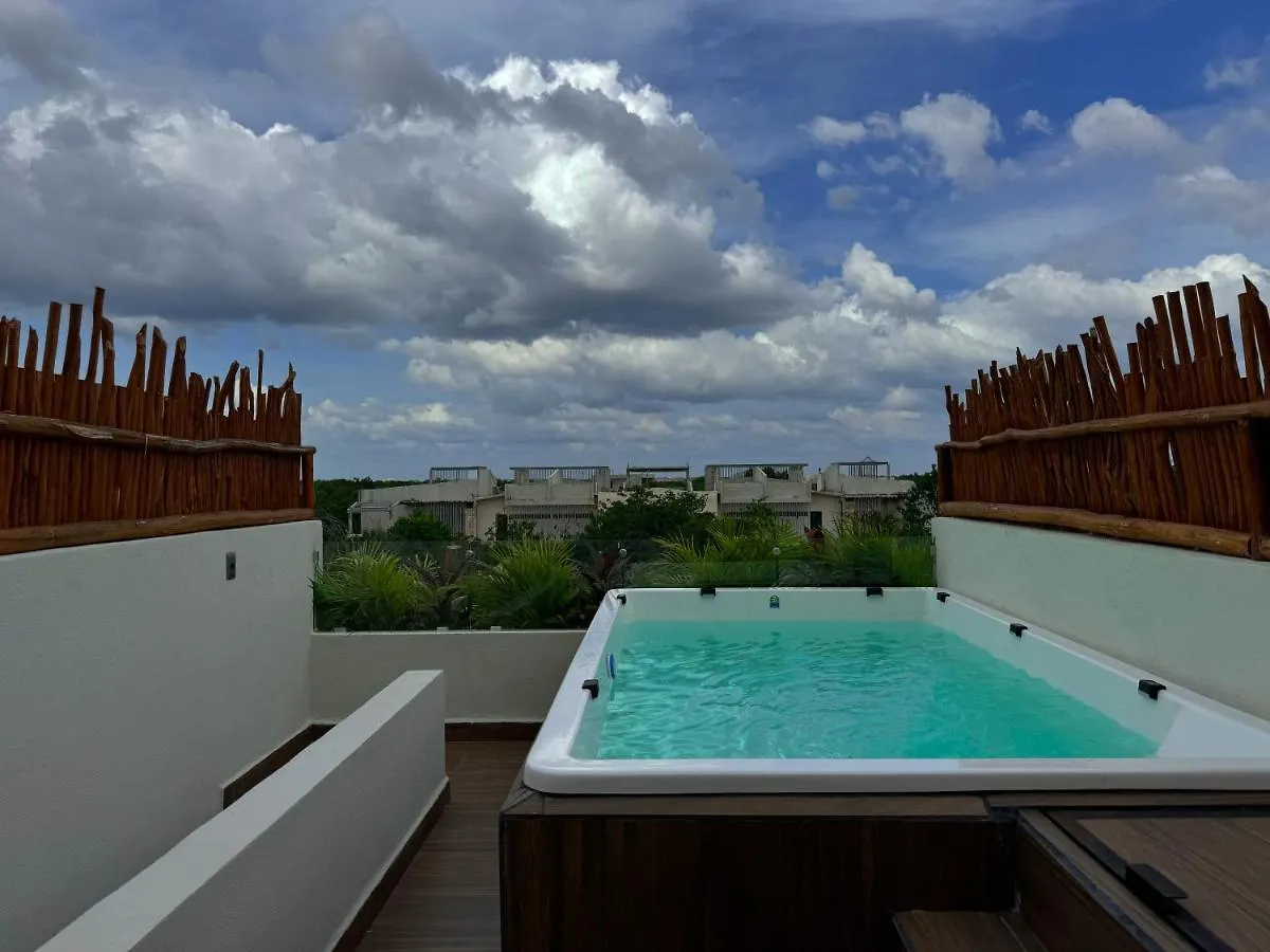 Charming One Bedroom Penthouse With Private Pool By Sandy Powerful Tulum